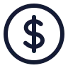 Circle Dollar Sign icon preview