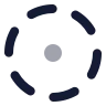 Circle Dot Dashed icon preview