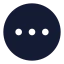 Circleellipsis icon with solid sharp style