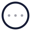 Circleellipsis icon with twotone rounded style