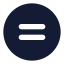 Circleequal icon with solid standard style