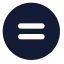 Circleequal icon with solid standard style