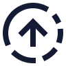 Circle Fading Arrow Up icon preview