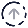 Circle Fading Arrow Up icon preview