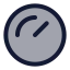 Circlegauge icon with duotone standard style