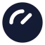 Circlegauge icon with solid rounded style