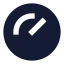 Circlegauge icon with solid sharp style