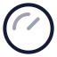 Circlegauge icon with twotone rounded style