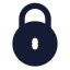 Circlelock icon with solid standard style