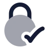 Circle Lock Check 01 icon preview