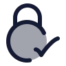 Circle Lock Check 01 icon preview