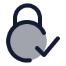 Circle Lock Check 01 icon preview