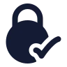 Circle Lock Check 01 icon preview