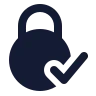 Circle Lock Check 01 icon preview