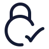 Circle Lock Check 01 icon preview