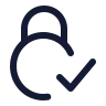 Circle Lock Check 01 icon preview