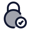 Circle Lock Check 02 icon preview