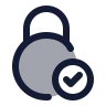 Circle Lock Check 02 icon preview