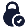 Circle Lock Check 02 icon preview