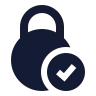 Circle Lock Check 02 icon preview