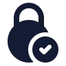 Circle Lock Check 02 icon preview