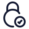 Circle Lock Check 02 icon preview