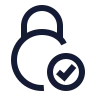 Circle Lock Check 02 icon preview