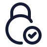 Circle Lock Check 02 icon preview