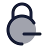 Circle Lock Minus 01 icon preview