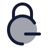 Circle Lock Minus 01 icon preview