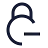 Circle Lock Minus 01 icon preview