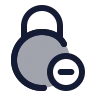 Circle Lock Minus 02 icon preview