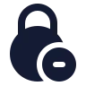 Circle Lock Minus 02 icon preview