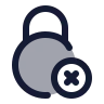 Circle Lock Remove 02 icon preview