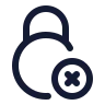Circle Lock Remove 02 icon preview