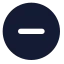 Circleminus icon with solid standard style