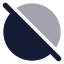 Circleoff icon with bulk rounded style