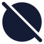 Circleoff icon with solid rounded style