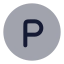 Circleparking icon with bulk rounded style