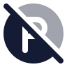 Circle Parking Off icon preview
