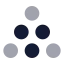 Circlepile icon with bulk rounded style
