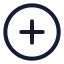 Circleplus icon with stroke standard style