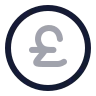 Circle Pound Sterling icon preview