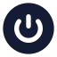 Circlepower icon with solid standard style