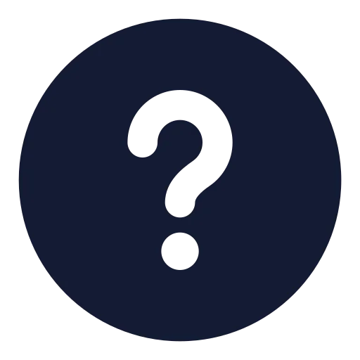 Circle Question Mark Icon in Solid Rounded style