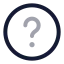 Circlequestionmark icon with twotone rounded style