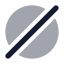 Circleslash icon with bulk rounded style