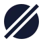 Circleslash icon with solid sharp style