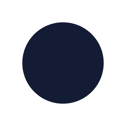 Circle Small Icon in Solid Rounded style