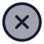 Circlex icon with duotone rounded style